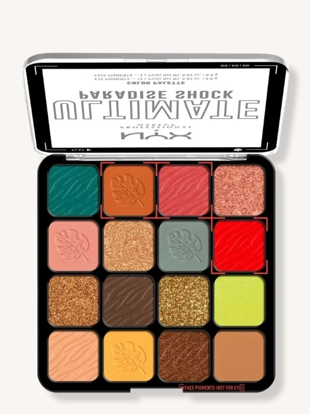 NYX Ultimate Paradise Shock Eyeshadow Palette, Fat Lip Oil & Lippie $45 NWT